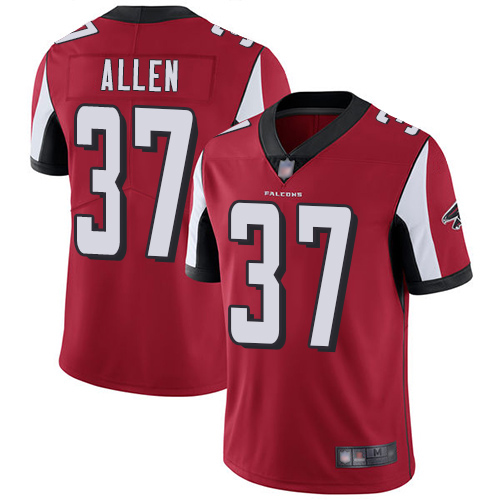 Atlanta Falcons Limited Red Men Ricardo Allen Home Jersey NFL Football #37 Vapor Untouchable->atlanta falcons->NFL Jersey